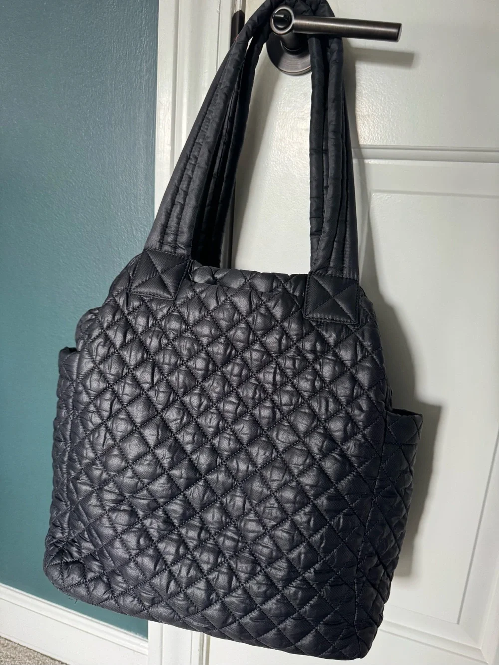 MZ Wallace Max bag Black Quilted with Detachable Strap